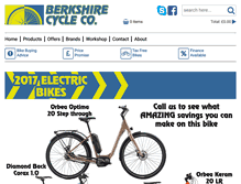 Tablet Screenshot of berkshirebikes.com